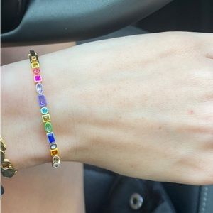 Kayden Bracelet - Rainbow Bauble Bar